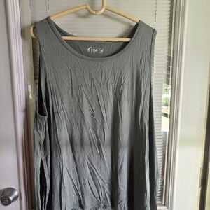 ZYIA Women's Green Tank Top
